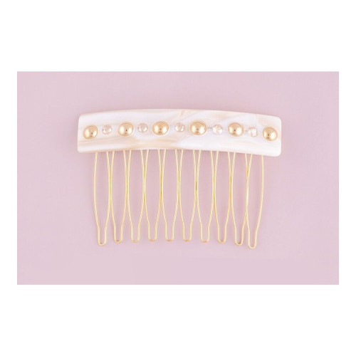 95369_1 - MC Davidian - Studded & Rhinestones Golden Comb MM 2