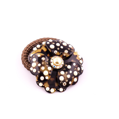 Elastic Peony Luxe MM handmade in France - Hair Accessories | MC Davidian