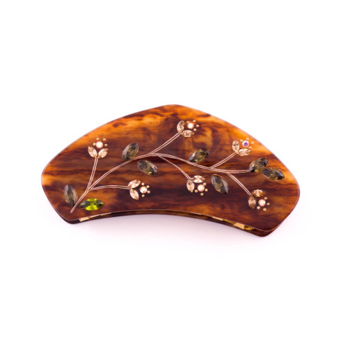 94071_1 - MC Davidian - Handmade Metal Hair Clip Jaw Garlands & Butterflies Light 2