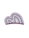 Handmade Metal Hair Clip Half-Heart Very Full handmade in France - Hair Accessories | MC Davidian