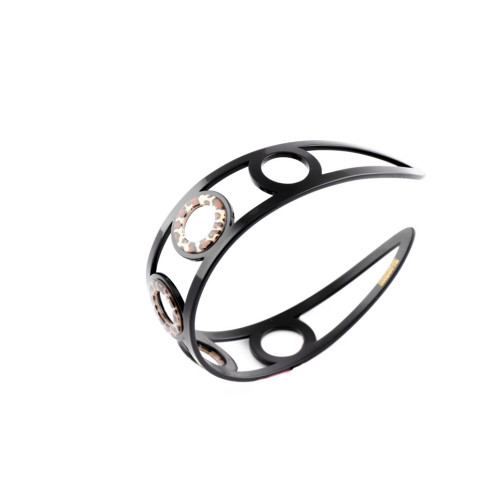 94357-94194_1 - MC Davidian - Handmade Headband Openwork with Panther Circles Simple 2