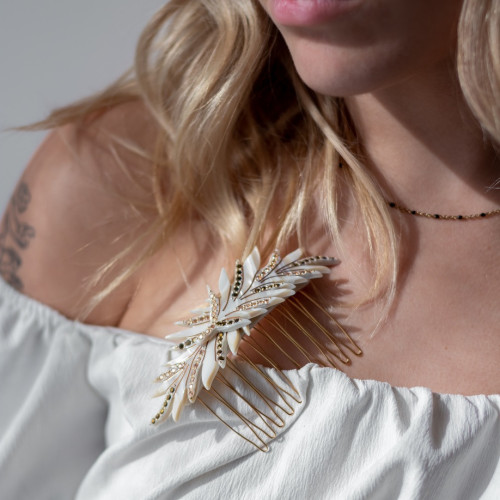 95053bis_1 - MC Davidian - Feathers Brillant Golden Comb MM