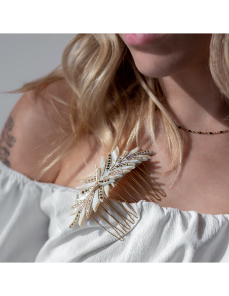 95053bis_1 - MC Davidian - Feathers Brillant Golden Comb MM 95053bis_1 - MC Davidian - Feathers Brillant Golden Comb MM