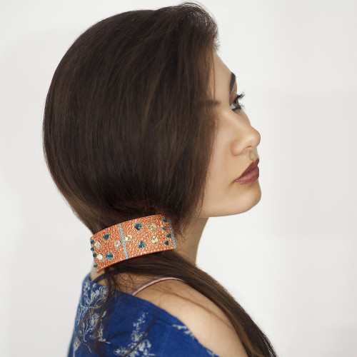 94200_1 - MC Davidian - Glowy Pyramids Hair Clip TGM