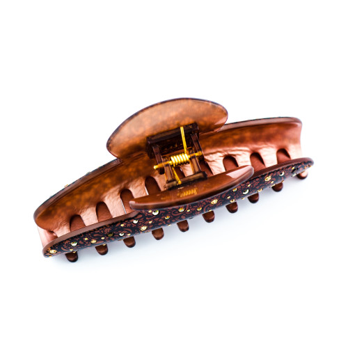 95504bis_1 - MC Davidian - Safari Lace Brillant Hair Clip TGM 2