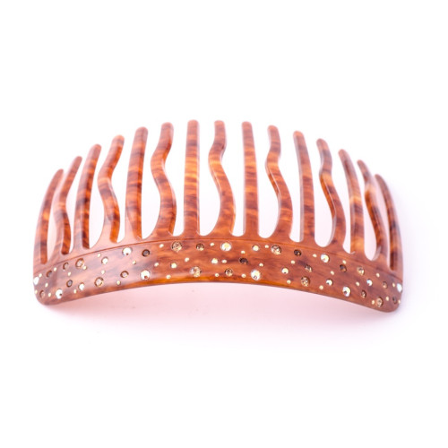 95595bis_1 - MC Davidian - Handmade comb Classical TGM light 15 wavy teeth 2