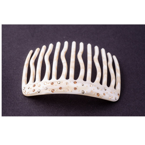 95596bis_1 MC Davidian Handmade comb Classical TGM light 13 wavy teeth