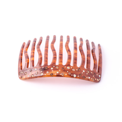 95596bis_1 - MC Davidian - Handmade comb Classical TGM light 13 wavy teeth 2