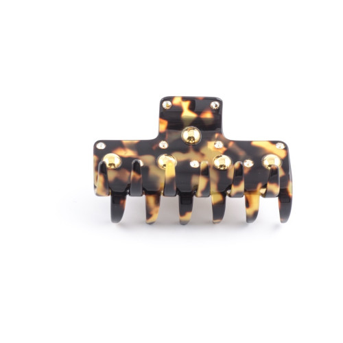 95364bis_1 - MC Davidian - Handmade hairclip Classical GM light square edges 2