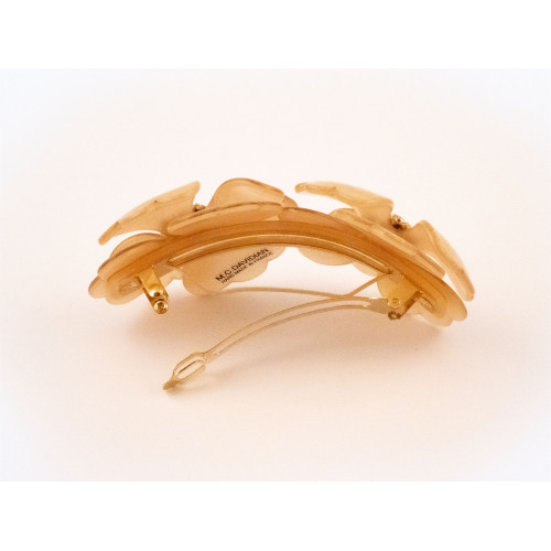 Peonies Brillant Ponytail TGM handmade in France - Barrettes | MC Davidian