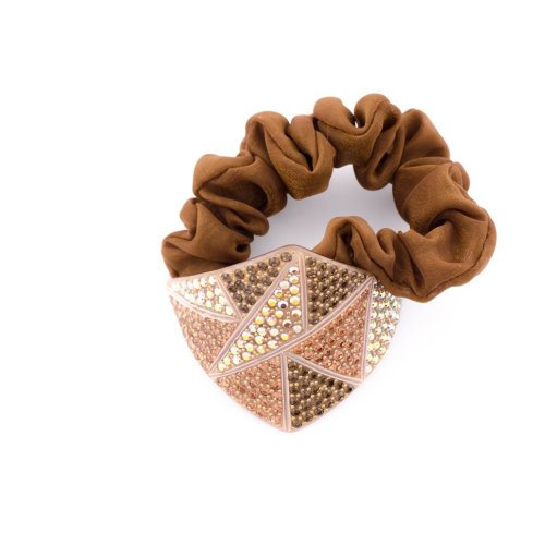 Scrunchie Triangle Full handmade in France - Elastics | MC Davidian