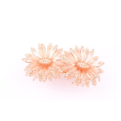 95285 - MC Davidian - Barrette Hair Clip two Daisies Light 2