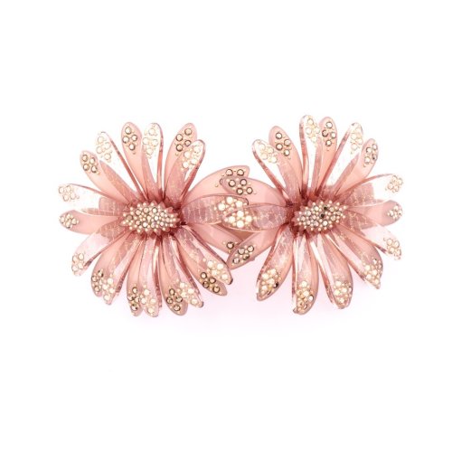 95276 - MC Davidian - Ponytail Barrette Hair Clip two Daisies Full 2