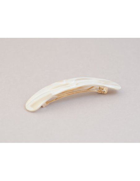 Curved Hair Barrette handmade in France - 10cm Barrettes | MC Davidian