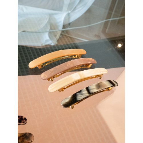 93053 - MC Davidian - Straight Hair Barrette, Rounded Edges