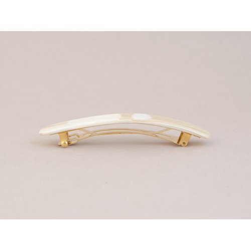 Straight Hair Barrette, Rounded Edges handmade in France - 10cm Barrettes | MC Davidian