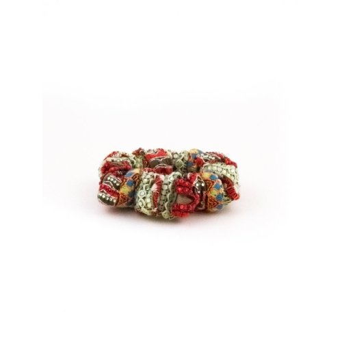 Bohemian Mosaic Scrunchie handmade in France - Couture Scrunchies | MC Davidian