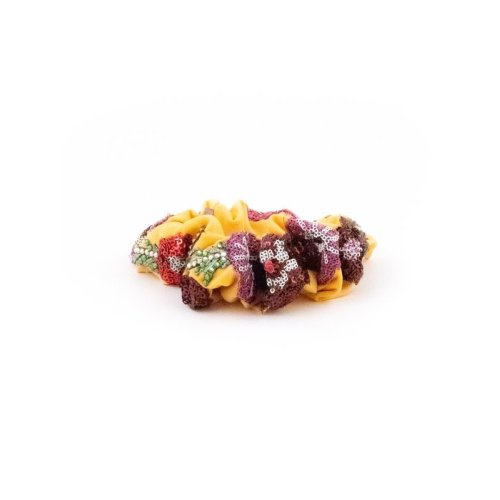 Saffron Braided Scrunchie