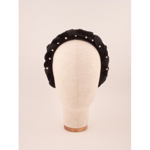 Pearl Night Headband - [Product category] handmade in France.