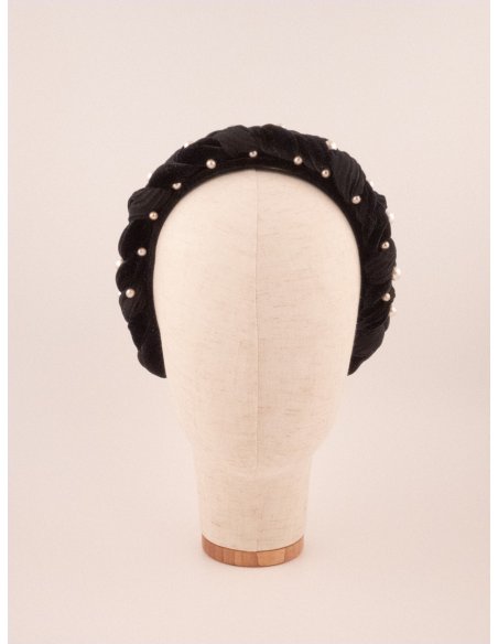 Pearl Night Headband - [Product category] handmade in France.