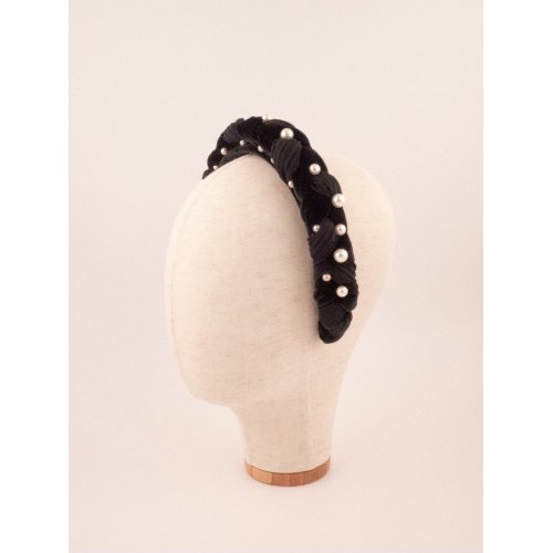 Pearl Night Headband - [Product category] handmade in France.