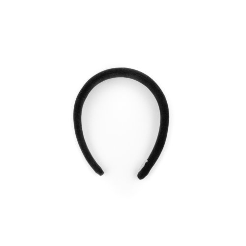 Padded Headband Noir - [Product category] handmade in France.