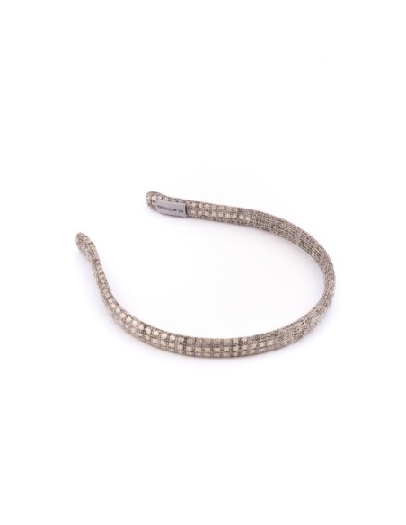 Rhinestone Thread Headband - [Product category] handmade in France.