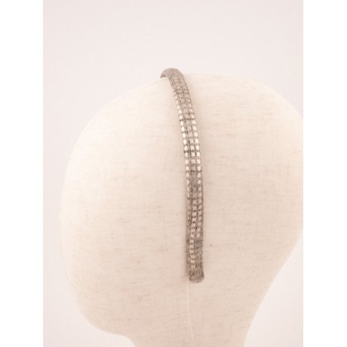 Rhinestone Thread Headband - [Product category] handmade in France.