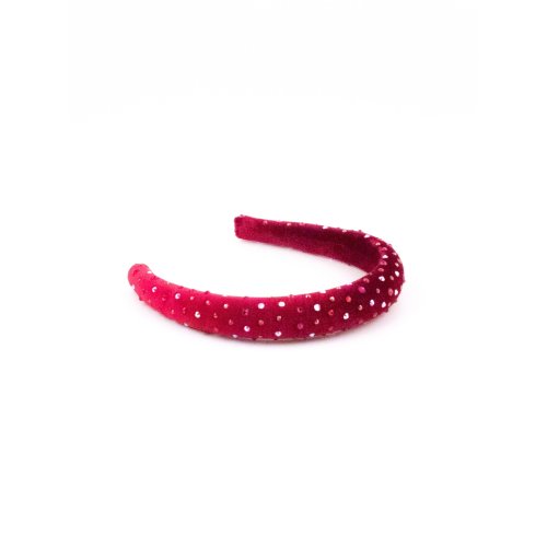Fuchsia Starry Padded Headband