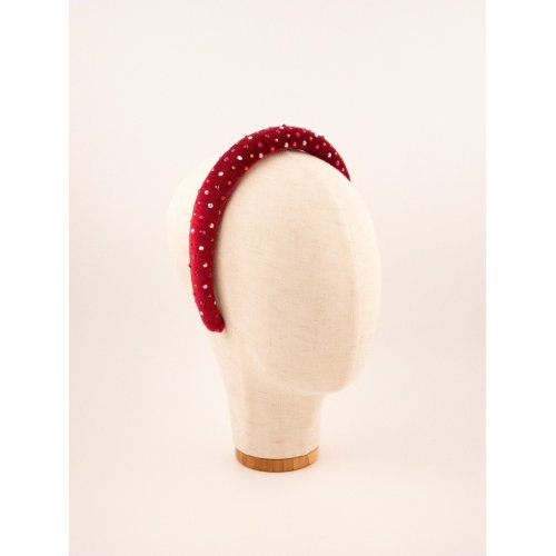 Fuchsia Starry Padded Headband 2