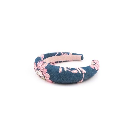 Denim Flower Headband 2