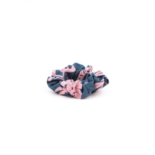 Indigo Lace Scrunchie