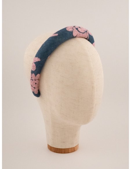 Rhinestone Branch Headband - [Product category] handmade in France.