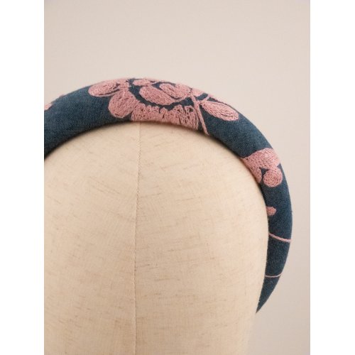 Rhinestone Branch Headband - [Product category] handmade in France.