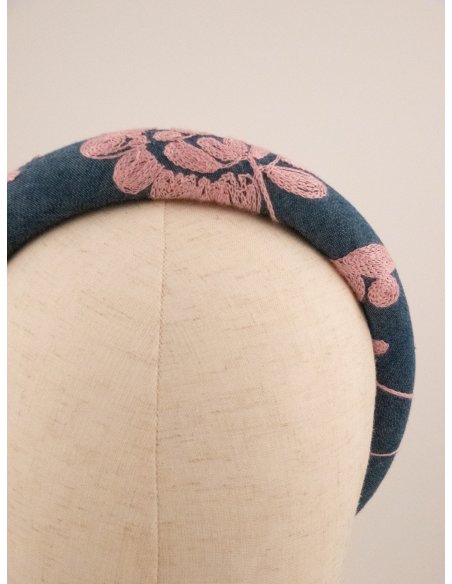 Rhinestone Branch Headband - [Product category] handmade in France.