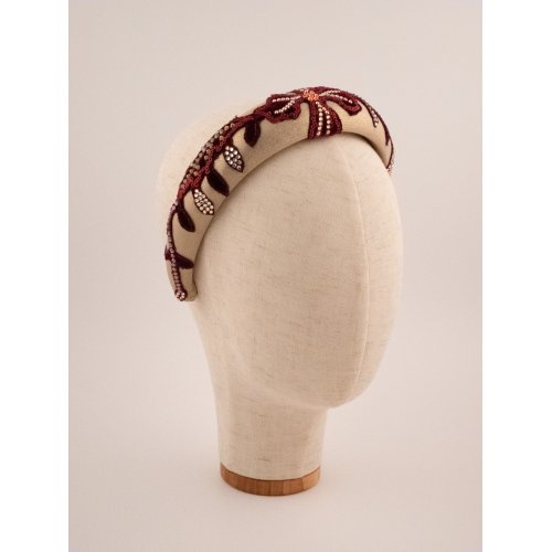 Empress Headband - [Product category] handmade in France.