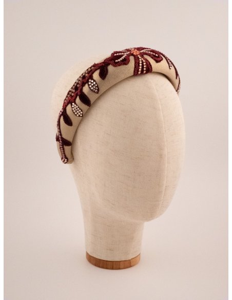 Empress Headband - [Product category] handmade in France.