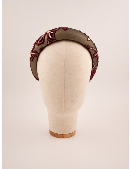 Empress Headband - [Product category] handmade in France.