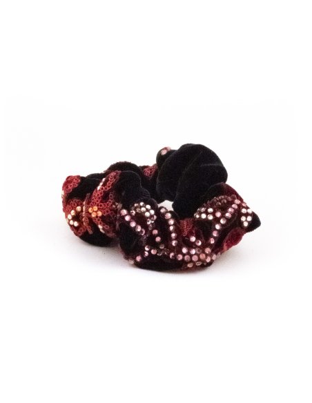 Imperial Velvet Scrunchie - [Product category] handmade in France.