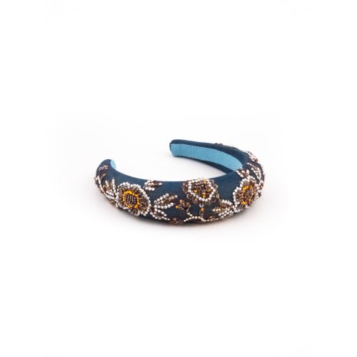 Amber Flowers Headband