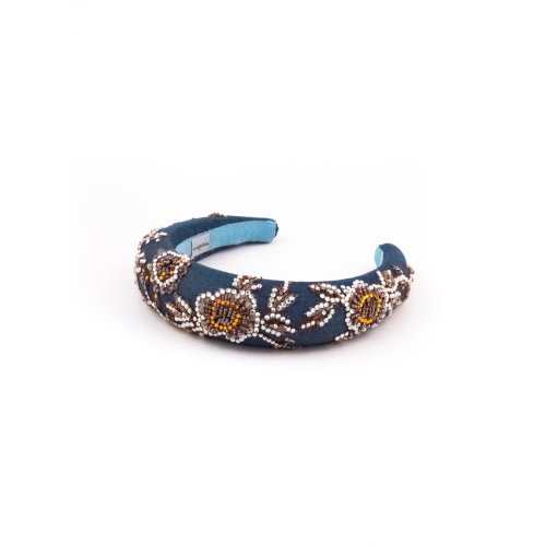 Amber Flowers Headband 2