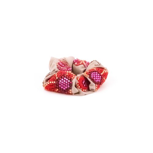 Pink Flame Scrunchie
