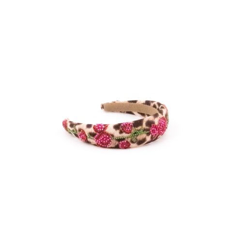 Leopard Cherry Headband