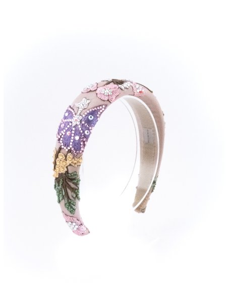 Parma Butterfly Headband - [Product category] handmade in France.