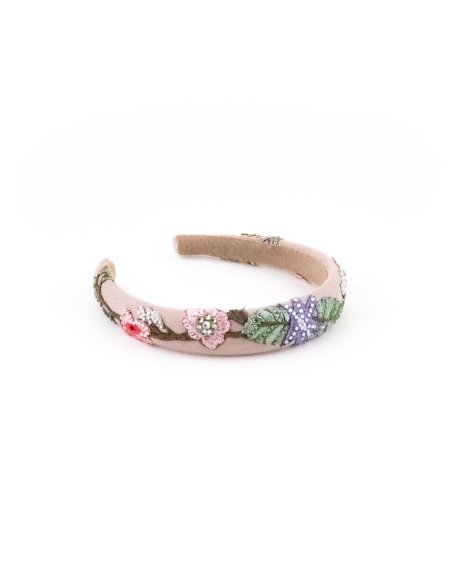 Spring Bouquet Headband - [Product category] handmade in France.