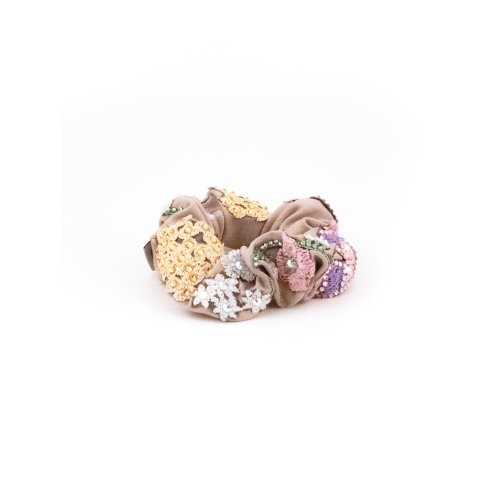 Pastel Bouquet Scrunchie