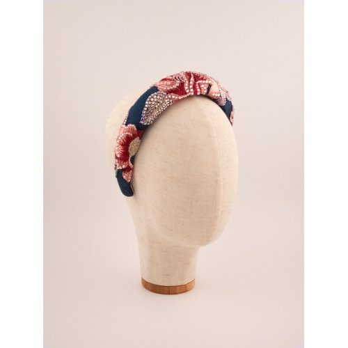Night Blossom Headband - [Product category] handmade in France.