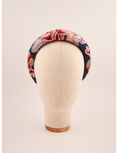Night Blossom Headband - [Product category] handmade in France.