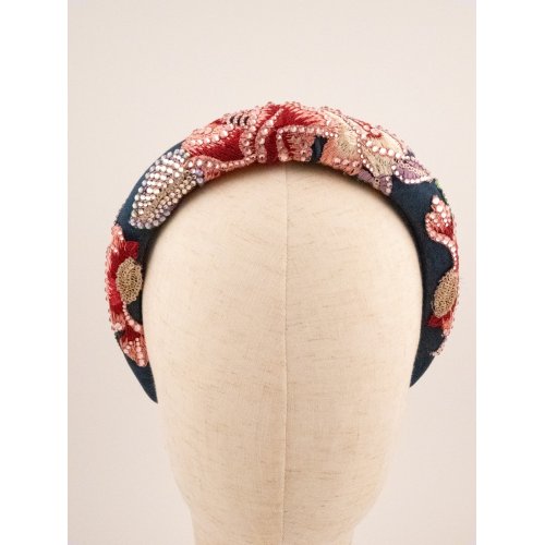 Night Blossom Headband - [Product category] handmade in France.