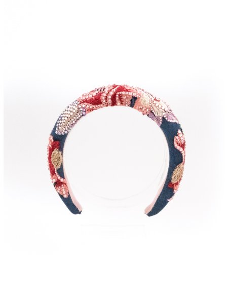 Night Blossom Headband - [Product category] handmade in France.